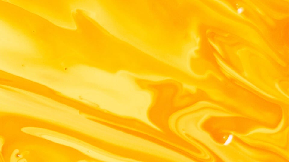 Yellow abstract painting